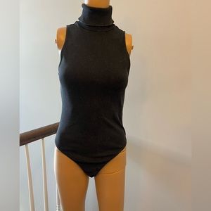 Zara sleeveless turtleneck bodysuit